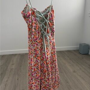 Windsor Multicolor Lace-Up Dress